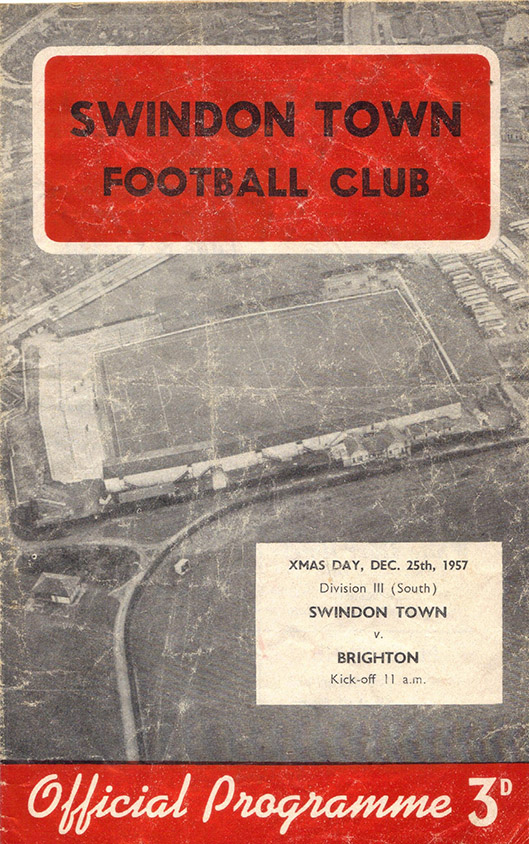<b>Wednesday, December 25, 1957</b><br />vs. Brighton and Hove Albion (Home)